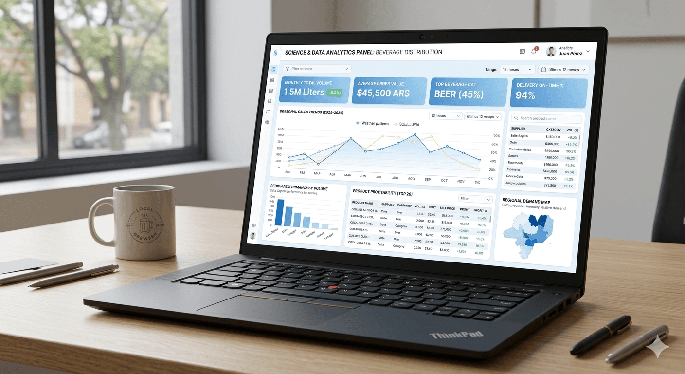 Vista previa de Distribuidora de bebidas NOA